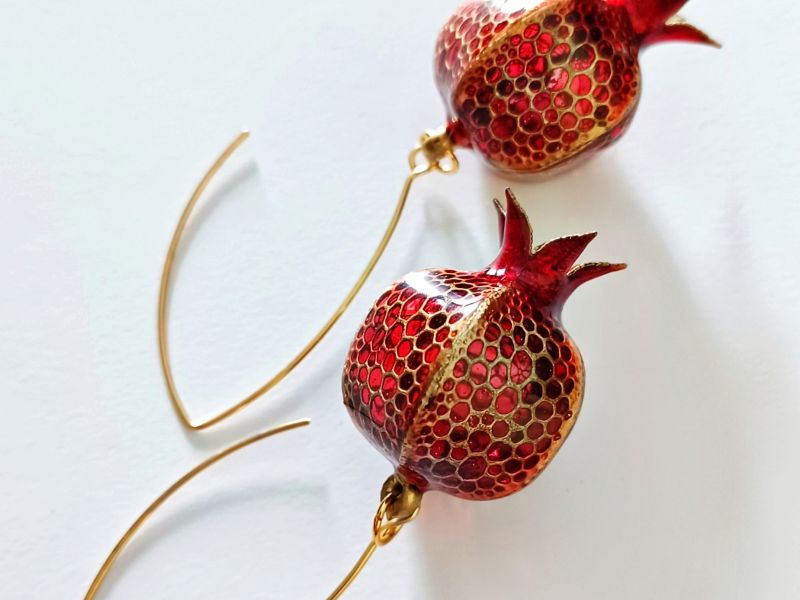 Pomegranate Earrings